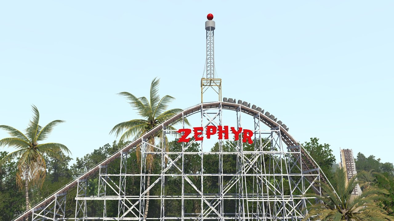 Pontchartrain Beach Zephyr recreation - NoLimits 2