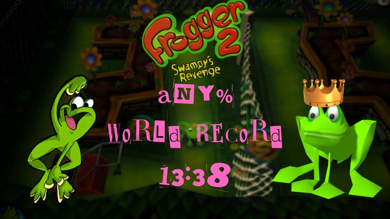 Frogger 2: Swampy's Revenge - Speedrun Any% (PC) in 13:38 (WORLD RECORD)