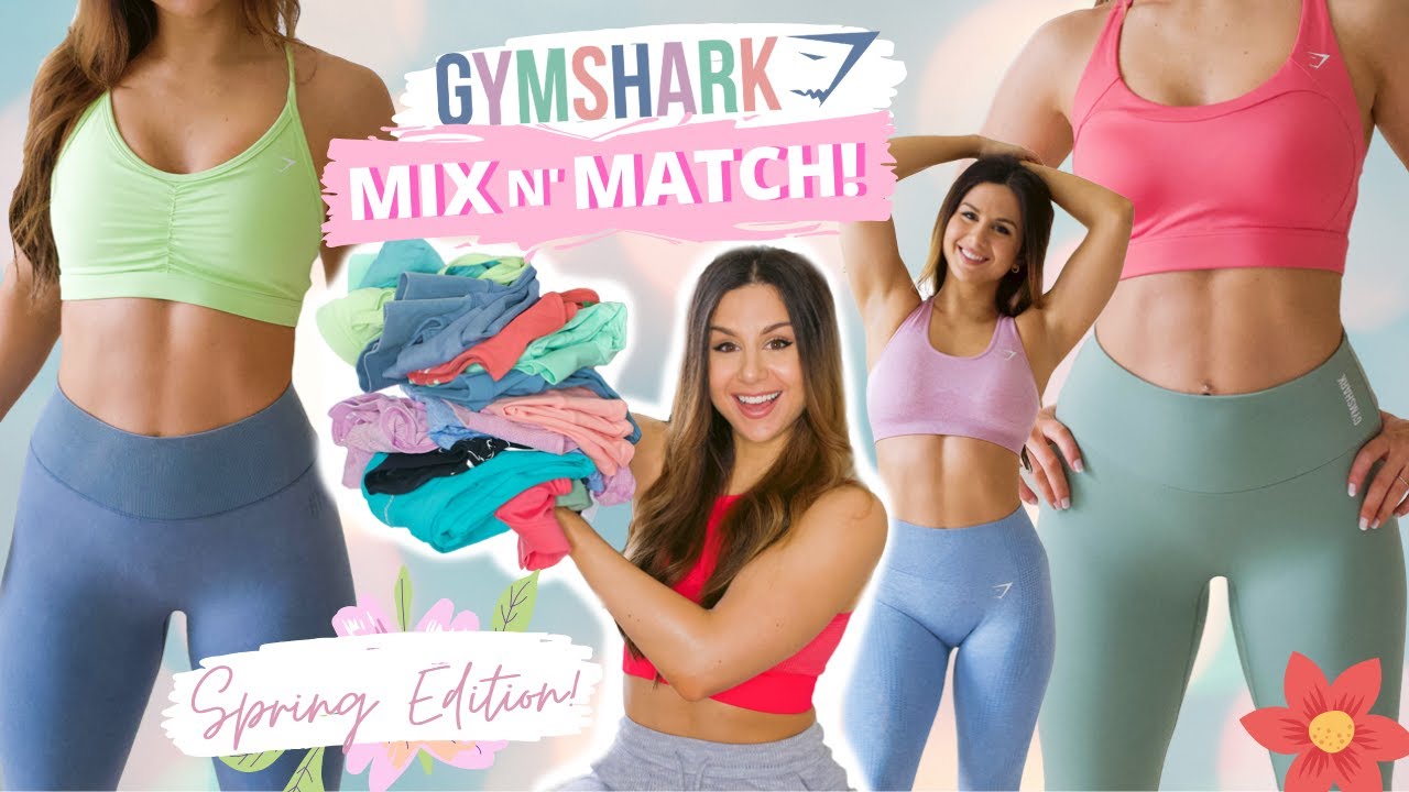 SPRING VIBES! GYMSHARK TRY ON HAUL MY COLLECTION & NEW RELEASES OUTFIT IDEAS 2020 | ASHLEY GAITA