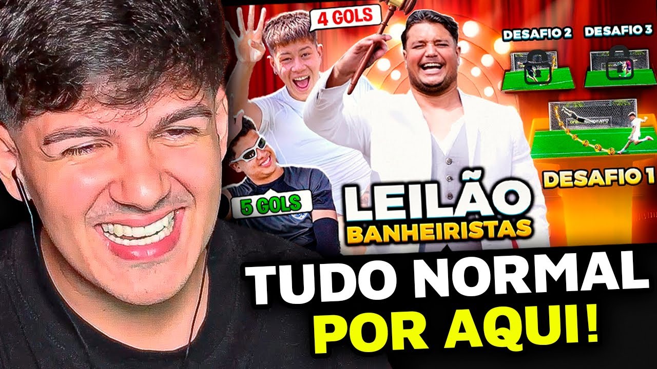 PROMETEU, TEM QUE FAZER NO LEILÃO DE GOLS!! (ERROU, TÁ FORA!) ft. GDL - wardi REACT!