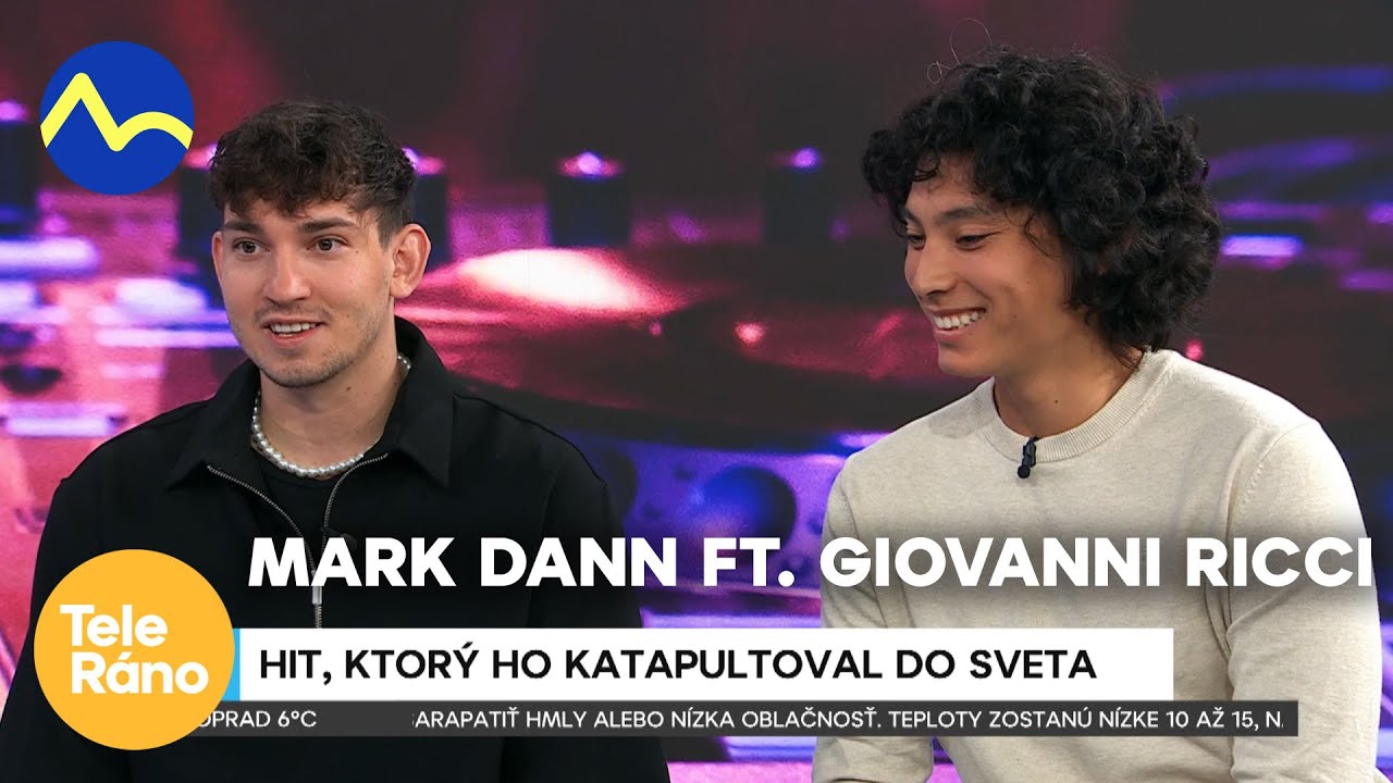 Mark Dann ft. Giovanni Ricci - hrajú ich rádiá na všetkých kontinentoch | Teleráno