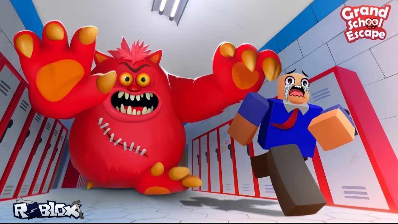 Kedatangan Monster Ke Sekolah - ROBLOX | Grand School Escape