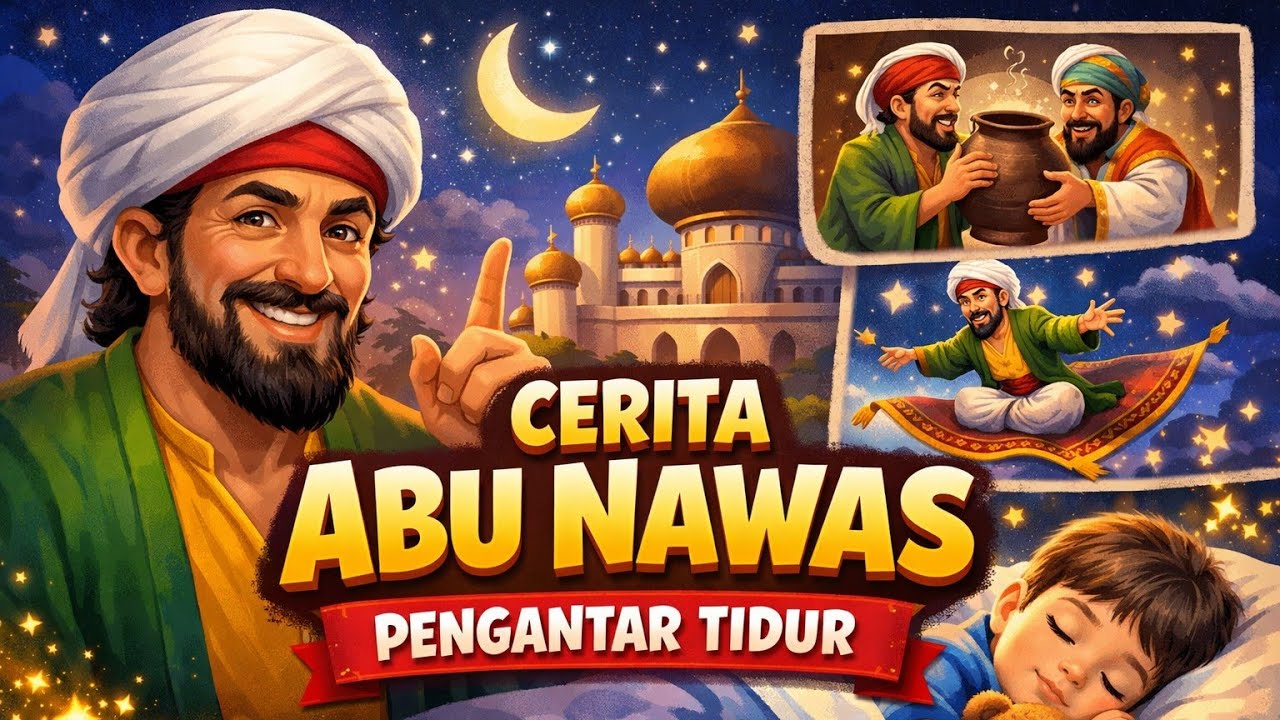 CERITA LUCU ABU NAWAS‼️ PENGANTAR TIDUR 