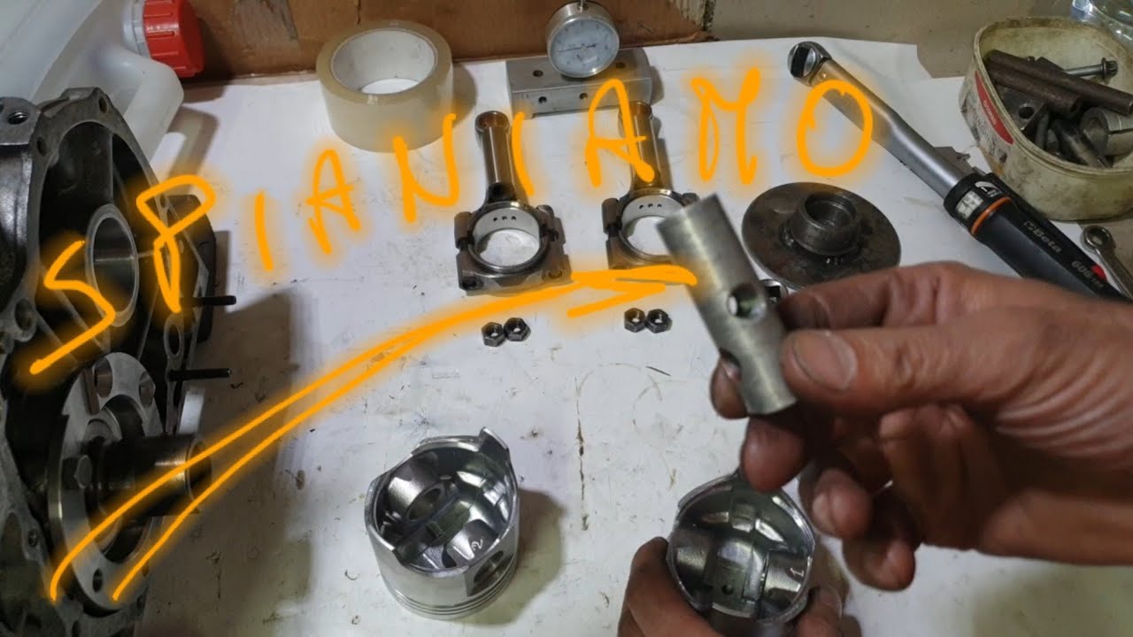 Fiat 500 - 6° parte - Come andare a spianare i pistoni.