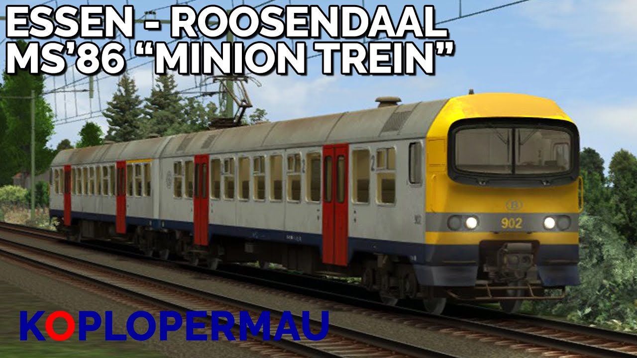 Train Simulator 2023: Met de MINION TREIN van Essen (B) naar Roosendaal!