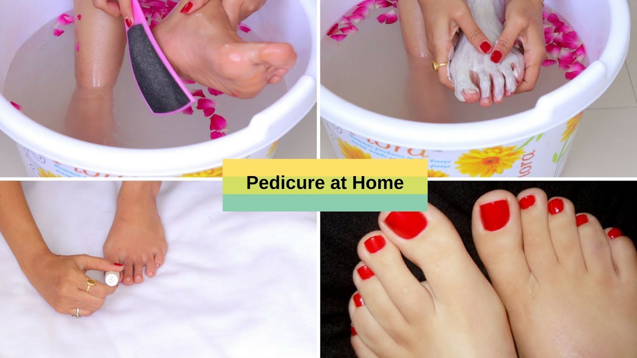 FEET WHITENING PEDICURE AT HOME - REMOVE SUN TAN & WHITEN YOUR SKIN