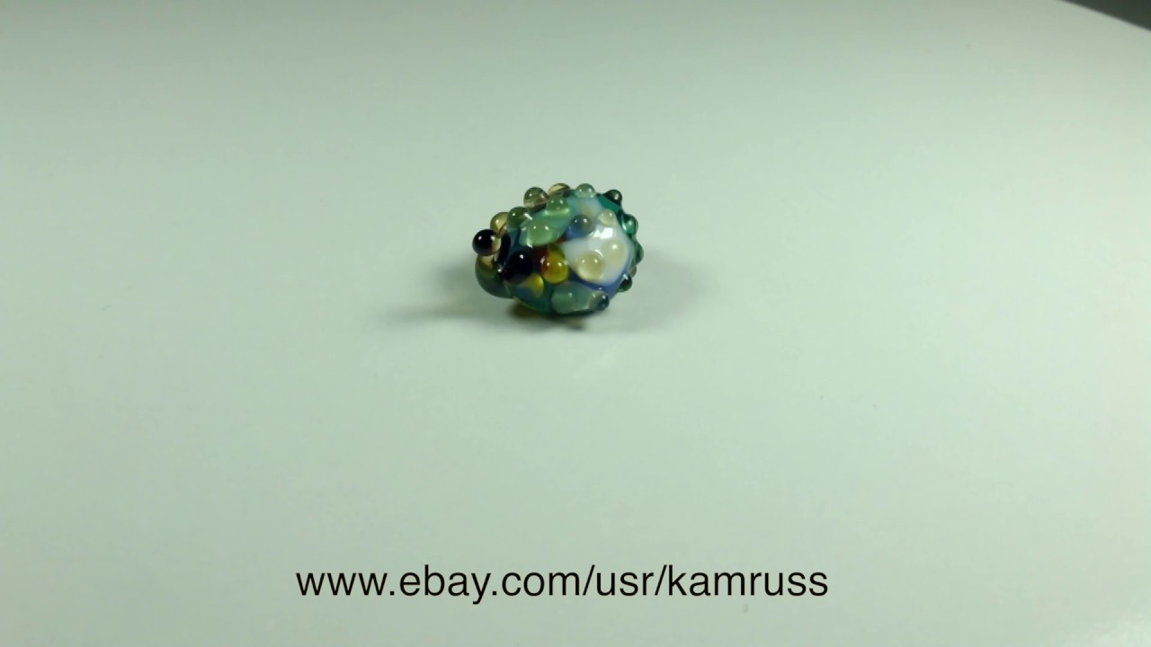 Tiny hedgehog figurine. Blown Glass Miniature. Handmade Murano Art OOAK