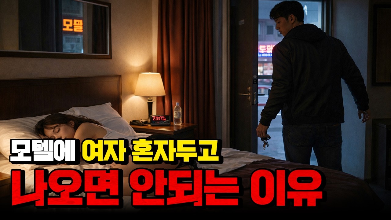 [실전편] 모텔에 여자두고 나오면 안 되는 이유..ㄷㄷ