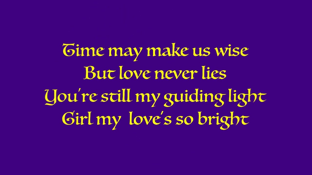Girl My Love For You So True so true