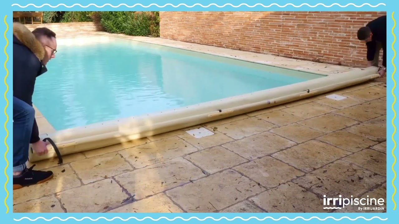 Bâches a barres de piscine Irricover