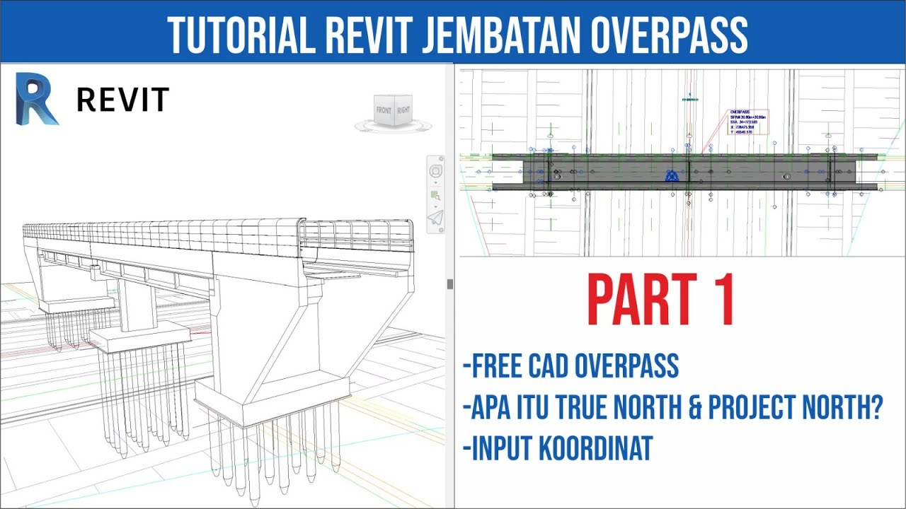 TUTORIAL REVIT JEMBATAN OVERPASS part 1 | Setting wajib awal sebelum modeling