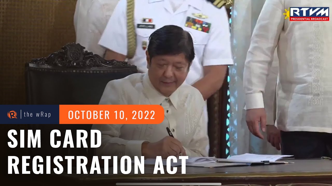 Marcos signs SIM Card Registration Act. Will it really stop scammers?
