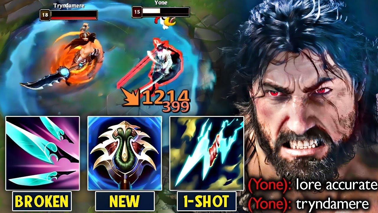 TRYNDAMERE IS FREE ELO.. This is RIDICULOUS