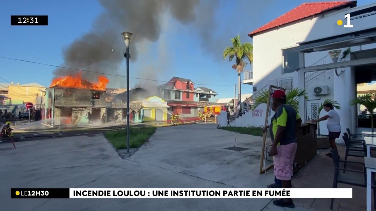 La boutique Loulou a entièrement brûlé.