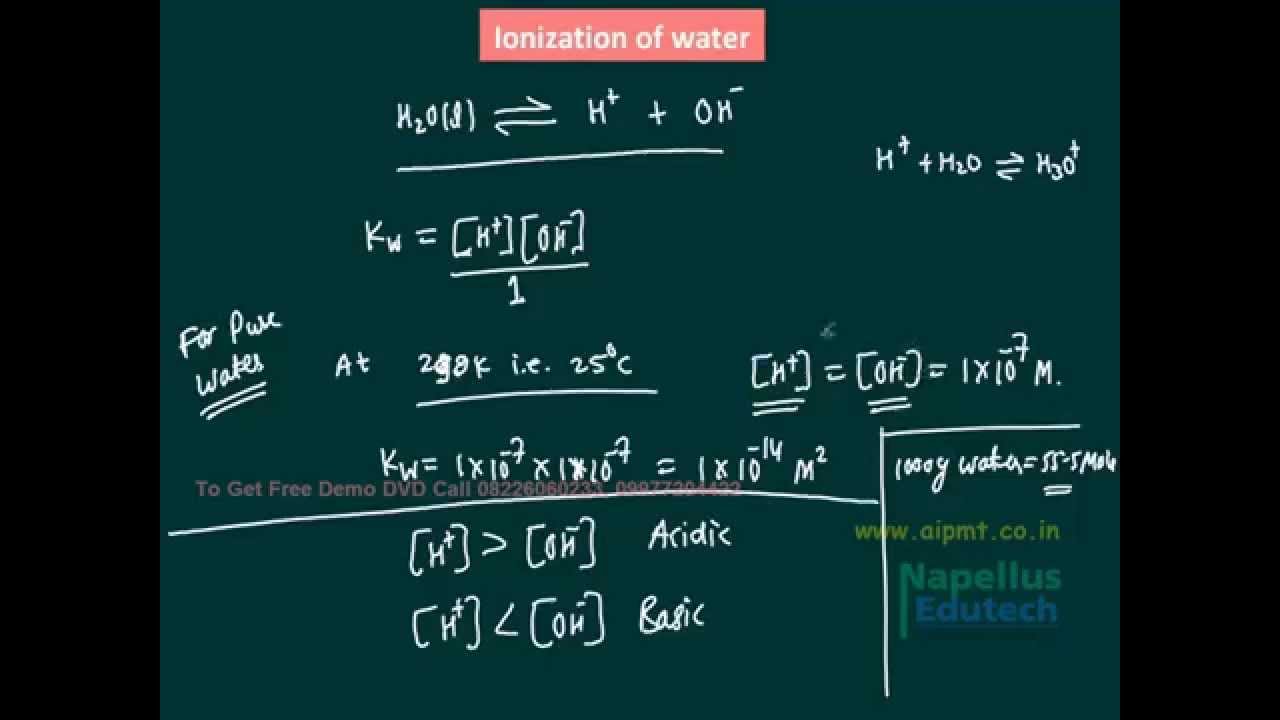 Ionic Equilibirium - AIPMT,AIIMS Video classes | theory lecture