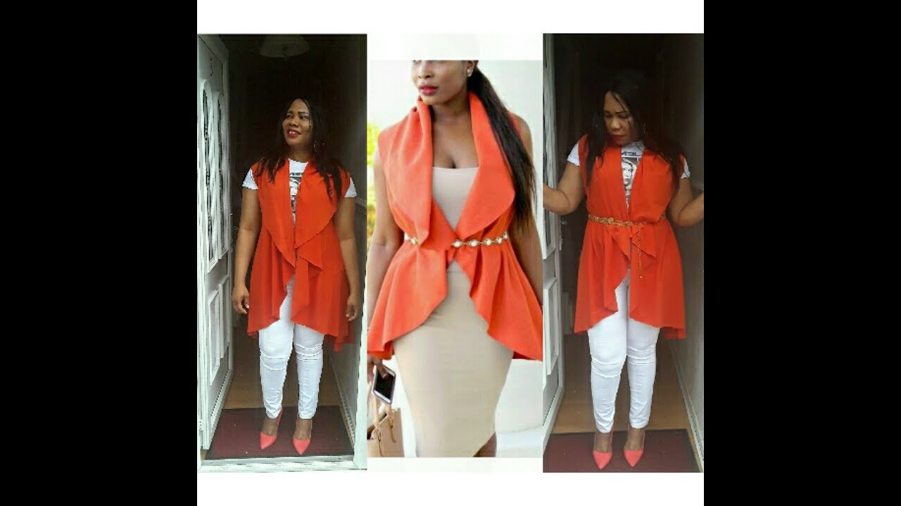 How To Make A Waterfall Jacket Under 10 minutes !!