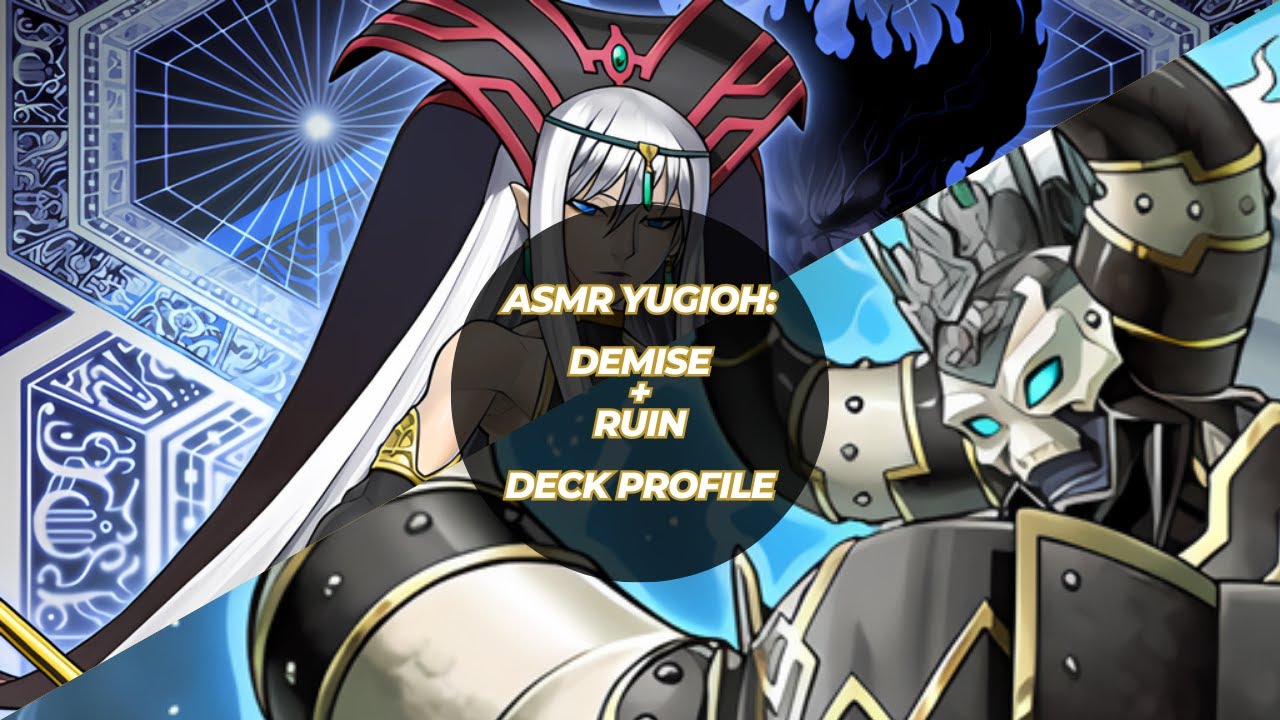 [ASMR] Yugioh 2024 Demise+Ruin Deck Profile (whispering)(card sounds)