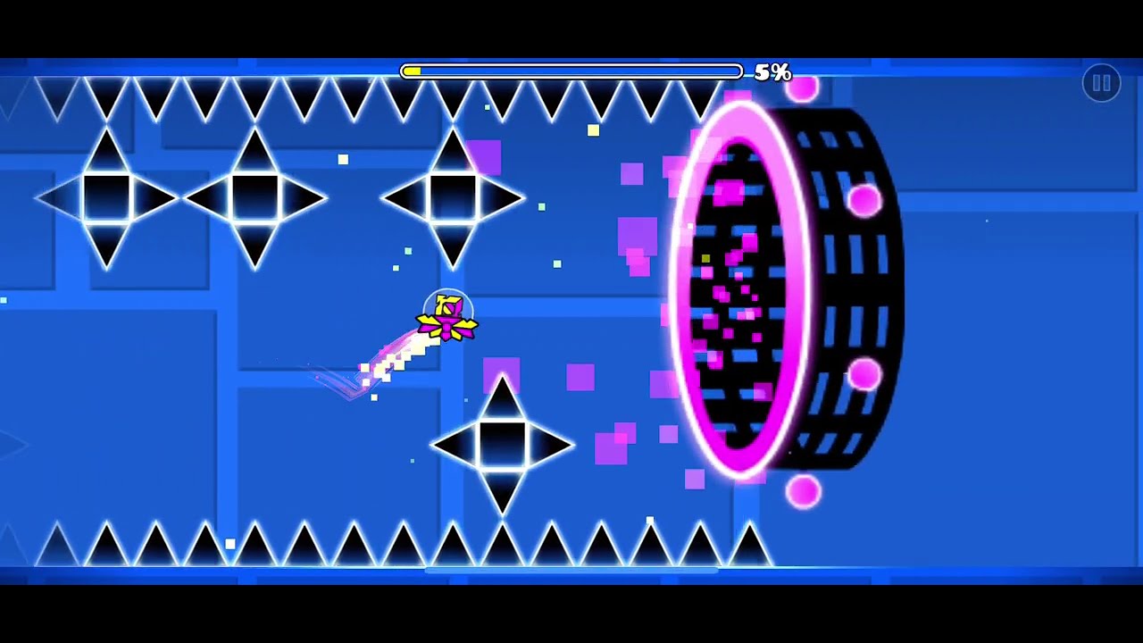 Geometry dash raw footage #geometrydash #gd #video 