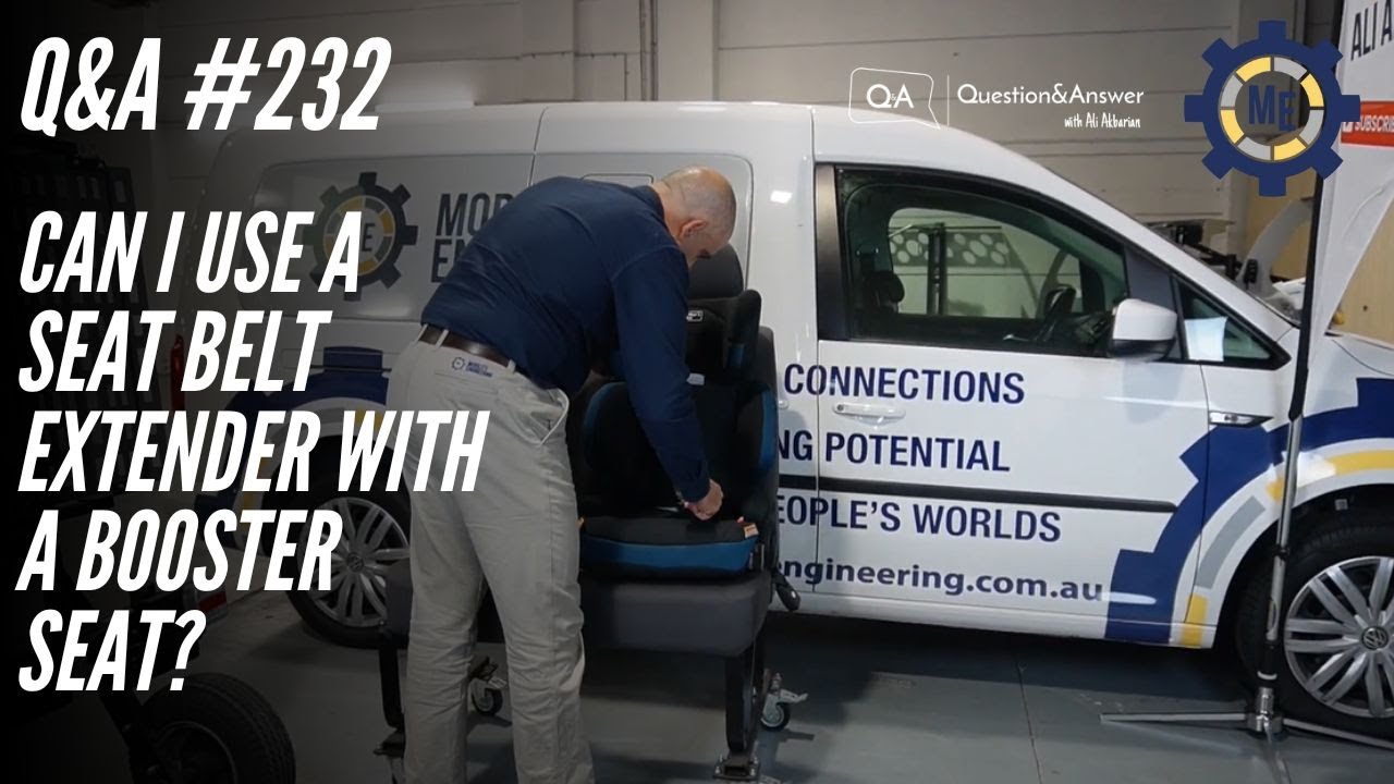 Q&A #232 - Can I Use a Seat Belt Extender with a Booster Seat?