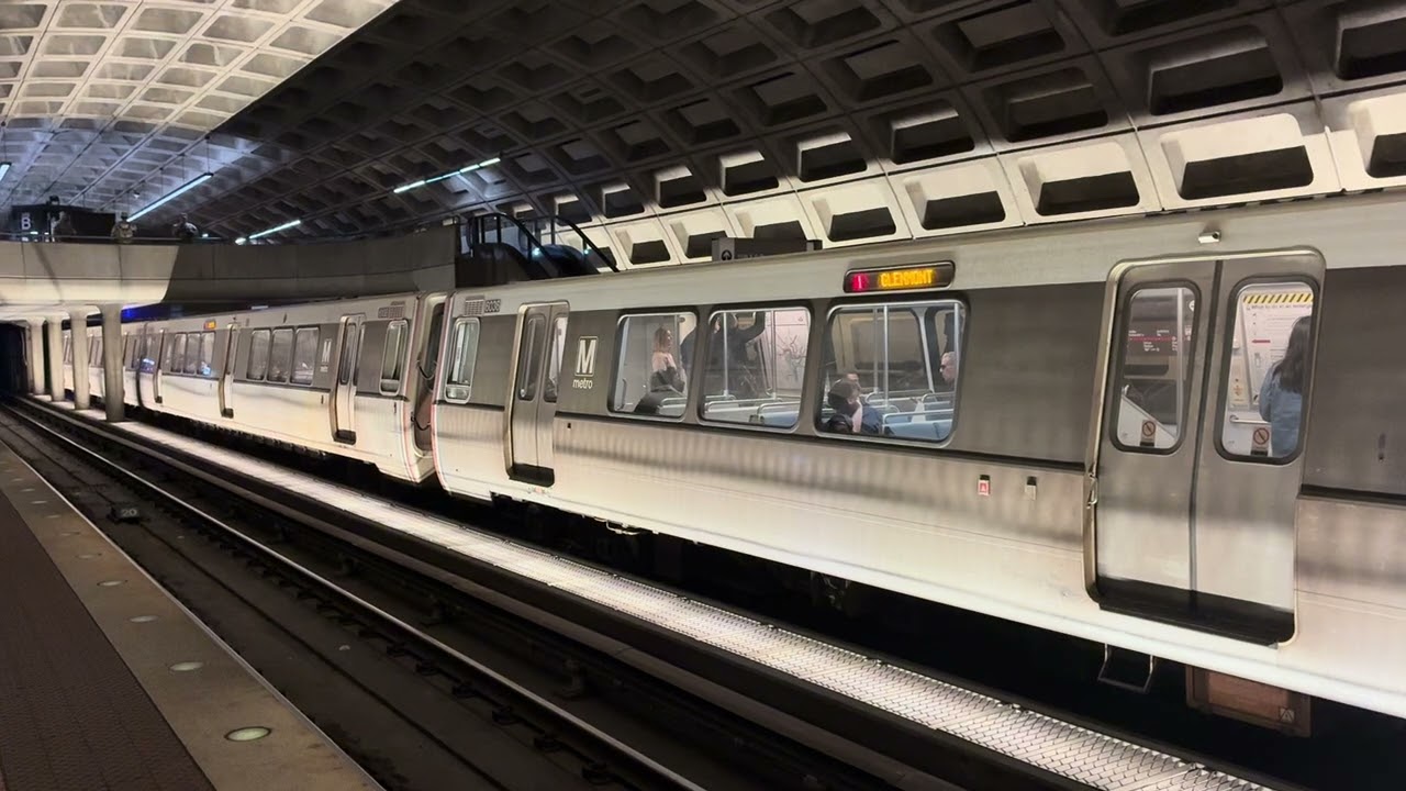 WMATA Metrorail Alstom 6000 Series on the Red Line