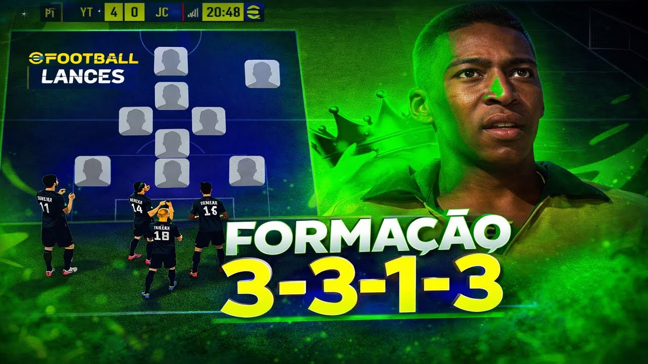 TESTEI A FORMAÇÃO 3-3-1-3 do @Efootball Lances  E O RESULTADO FOI ABSURDO 🤯