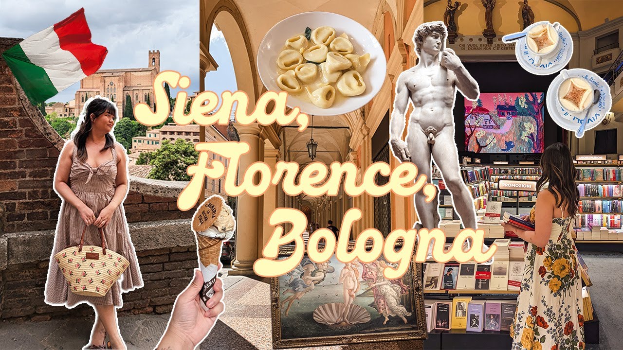 ИТАЛЬЯНСКИЙ ВЛОГ 🍝 Сиена, Флоренция, Болонья и однодневная поездка в Монтефиоралле 🇮🇹