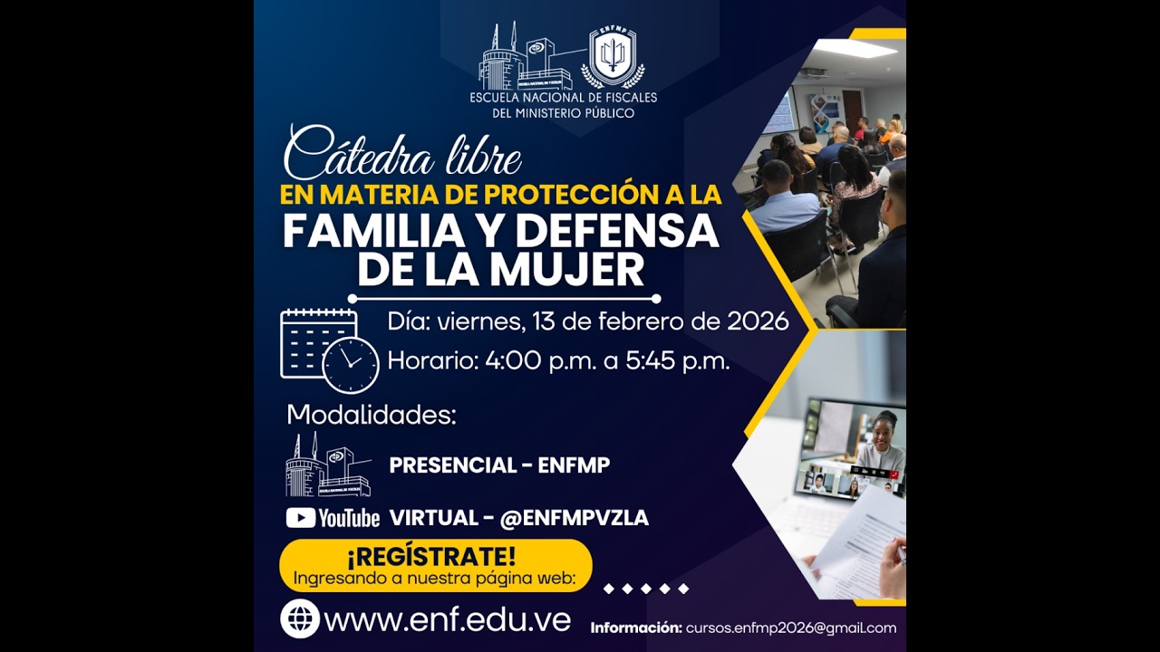 Cátedra libre en Materia de Protección a la Familia y Defensa de la Mujer.