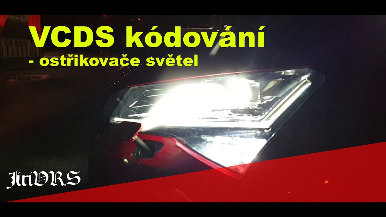 VCDS kódování - ostřikovače světel