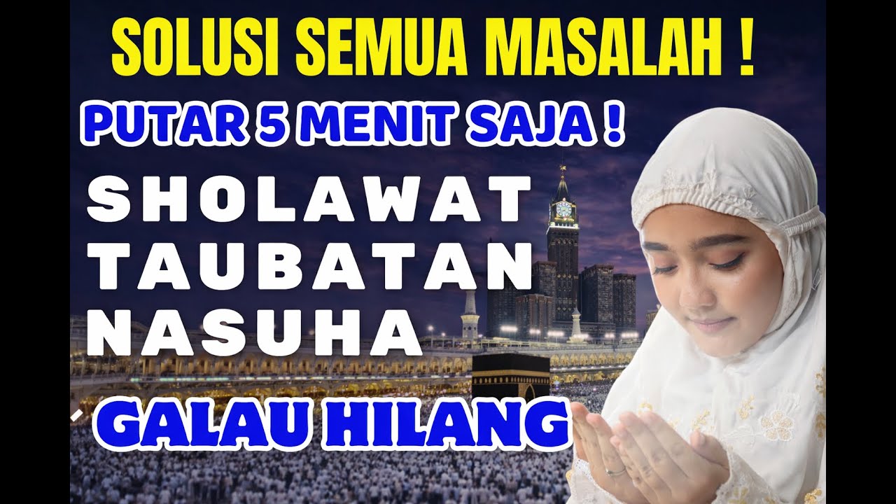SOLUSI SEMUA MASALAH! ZIKIR ISTIGHFAR ASTAGHFIRULLAH ROBBAL BAROYA -PUTAR SEBENTAR SAJA GALAU HILANG