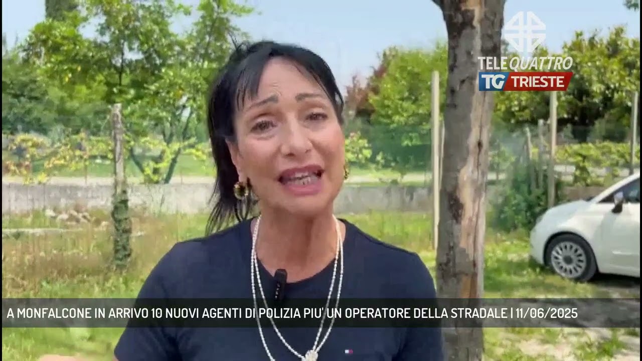 A MONFALCONE IN ARRIVO 10 NUOVI AGENTI DI POLIZIA PIU' UN OPERATORE DELLA STRADALE | 11/06/2025