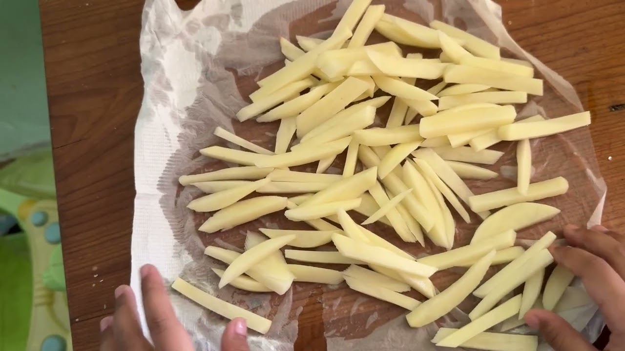 How to cook French Fries in Airfryer in Home…..