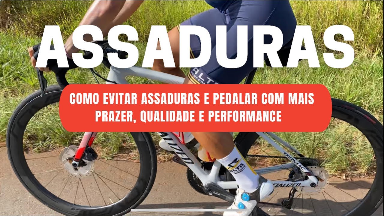 O QUE EU FAÇO PARA EVITAR ASSADURAS ENQUANTO ESTOU PEDALANDO