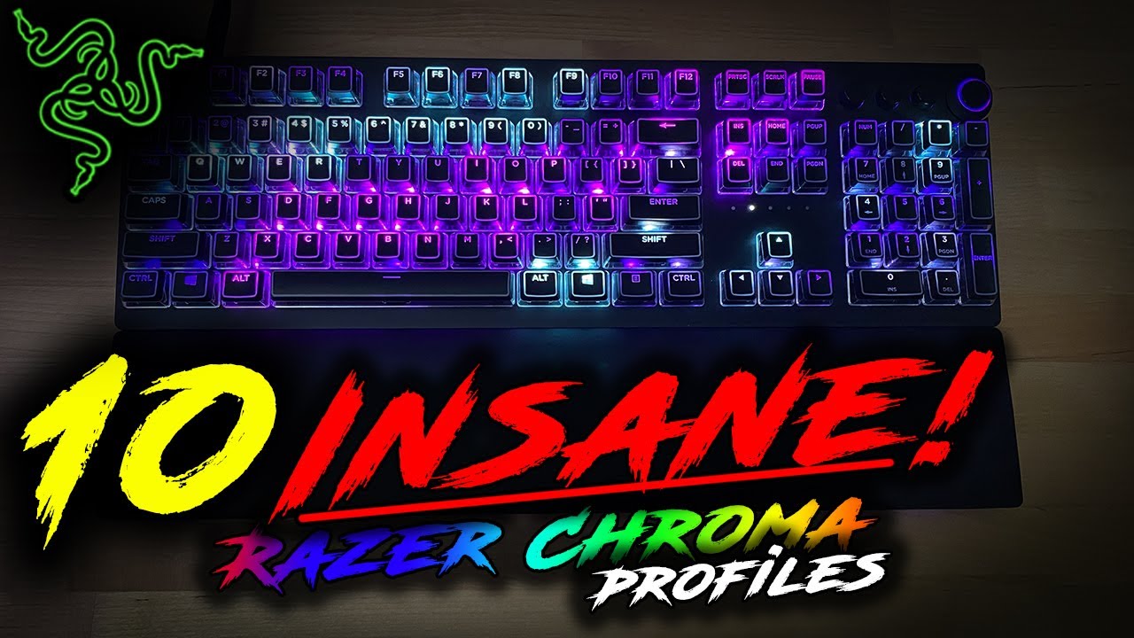 10 потрясающих цветовых профилей Razer | Synapse 3