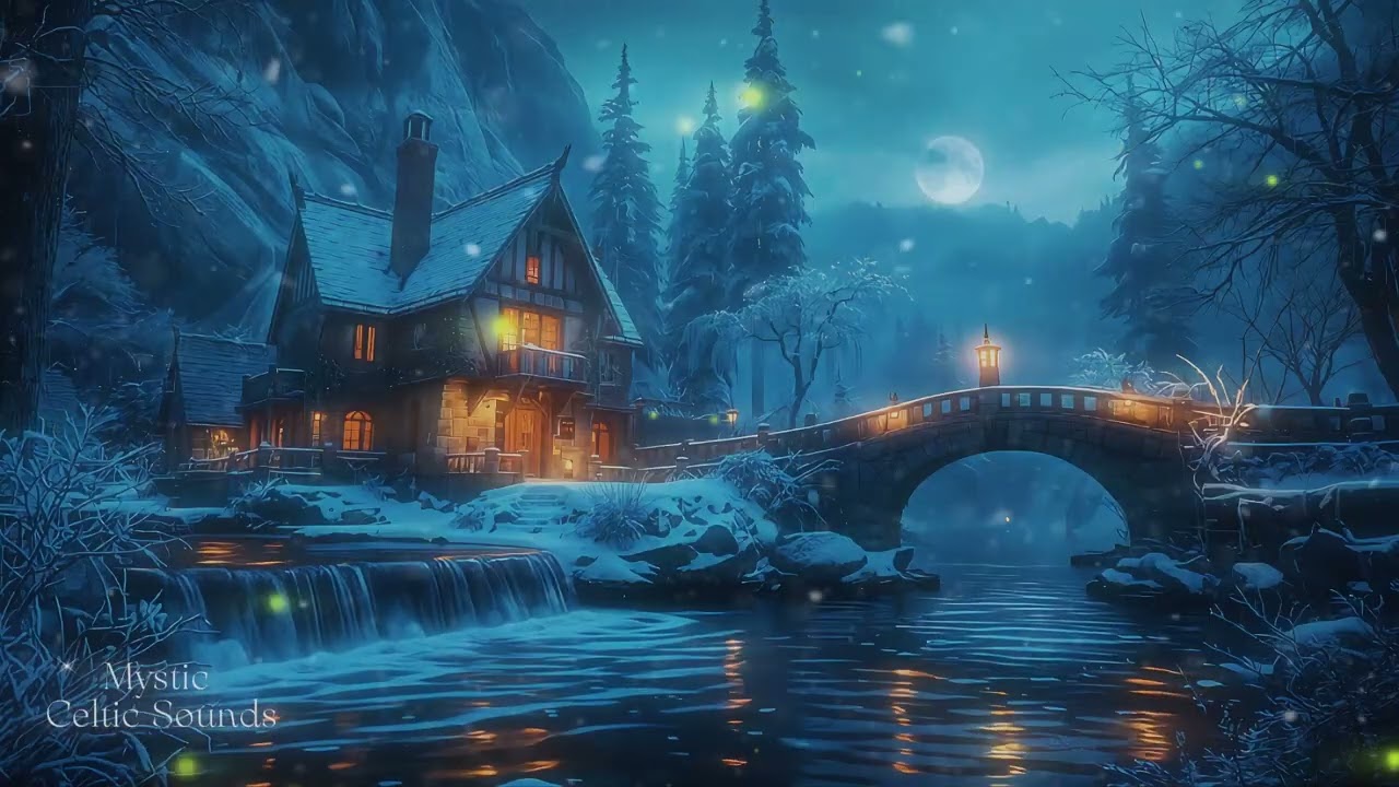 ❄ Noche Invernal Celta – Melodías Medievales para Calmar la Mente Cansada