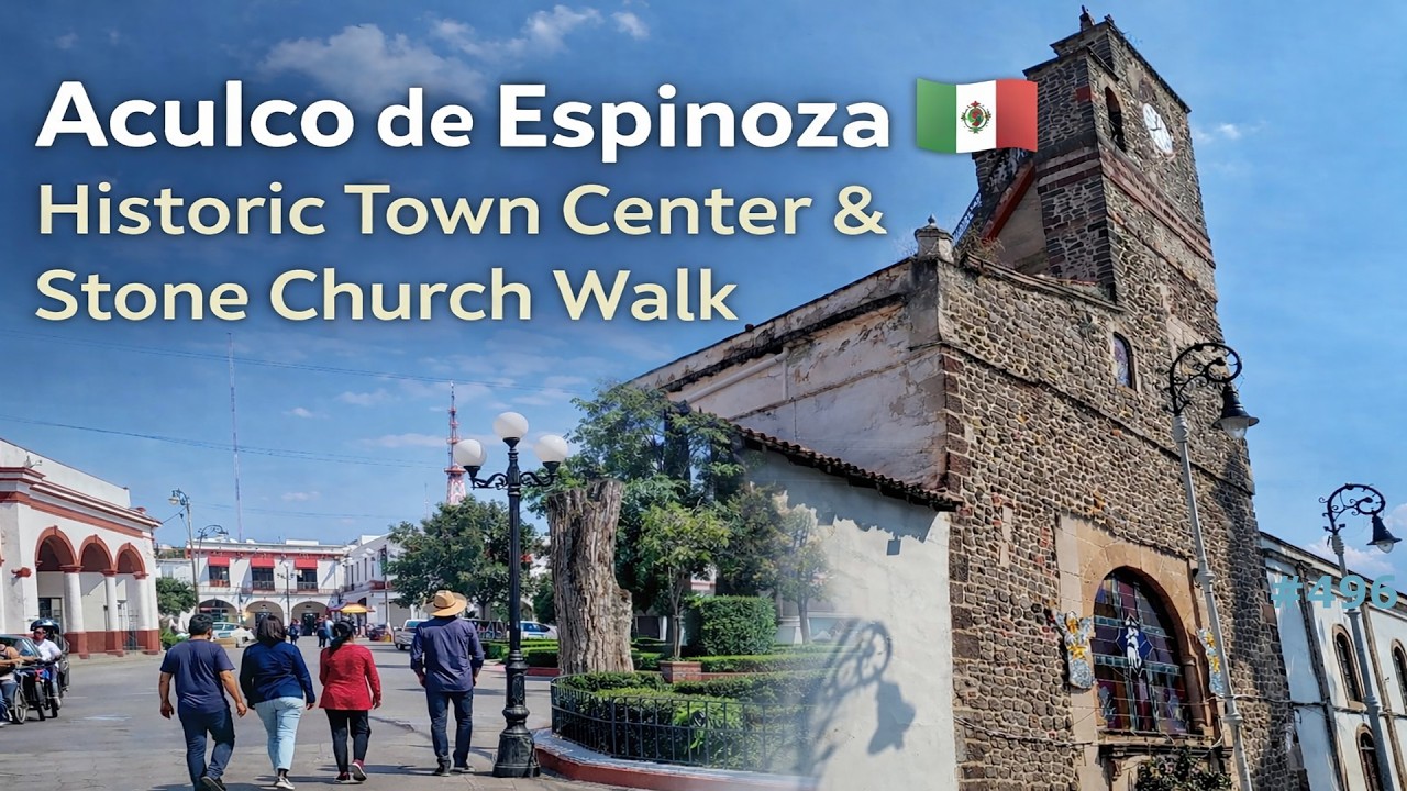 Aculco de Espinoza 🇲🇽 | Historic Town Center & Stone Church Walk