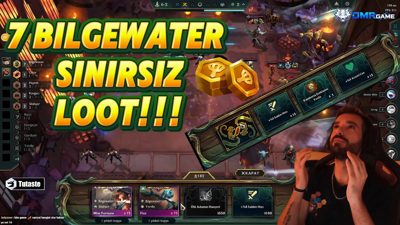 BİLGEWATER REKORU 7 LEVEL 7 BİLGEWATER!! KARABORSAYA HÜKMETTİK! | SET 16 TFT