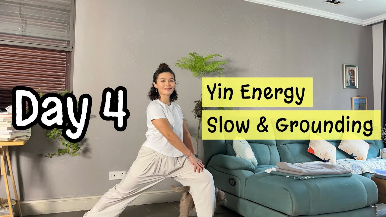 16mins | 7-Day Ancient Qi Flow | Day 4: Yin Energy Grounding Healing Wamth | Slow Flow