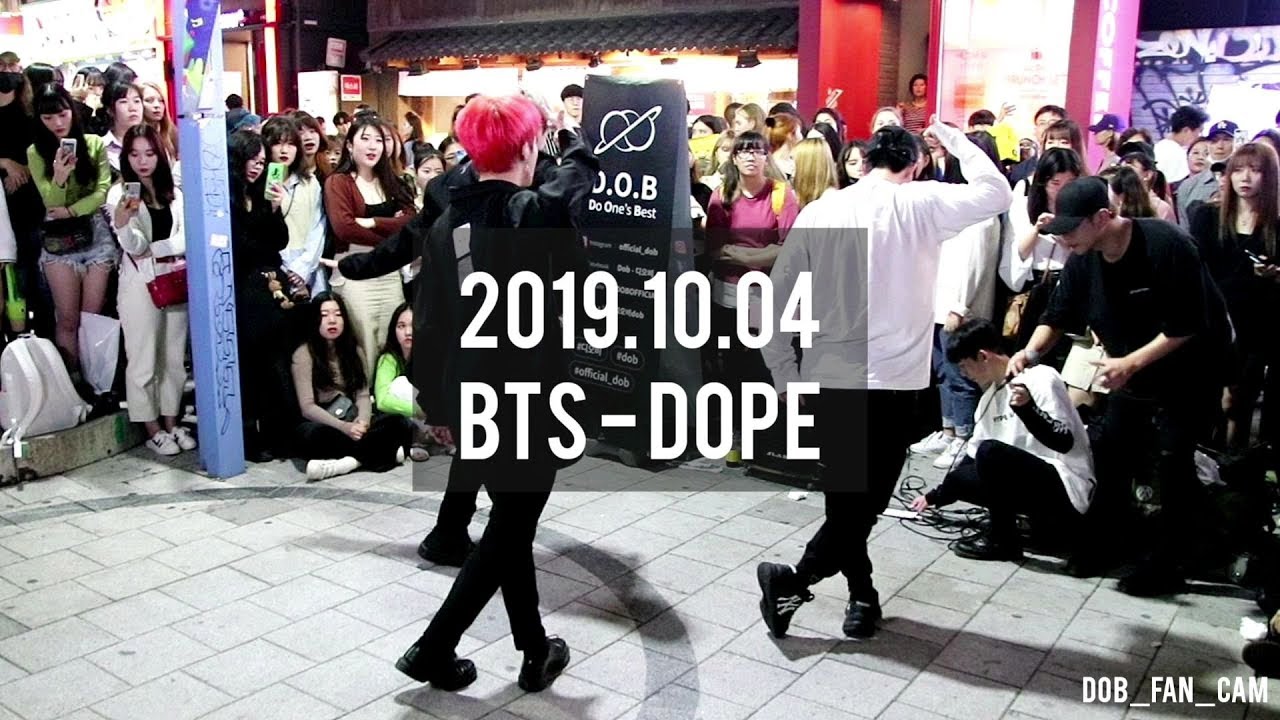 [DOB_디오비] 191004 홍대공연 1차 / BTS 방탄소년단 - 쩔어 DOPE