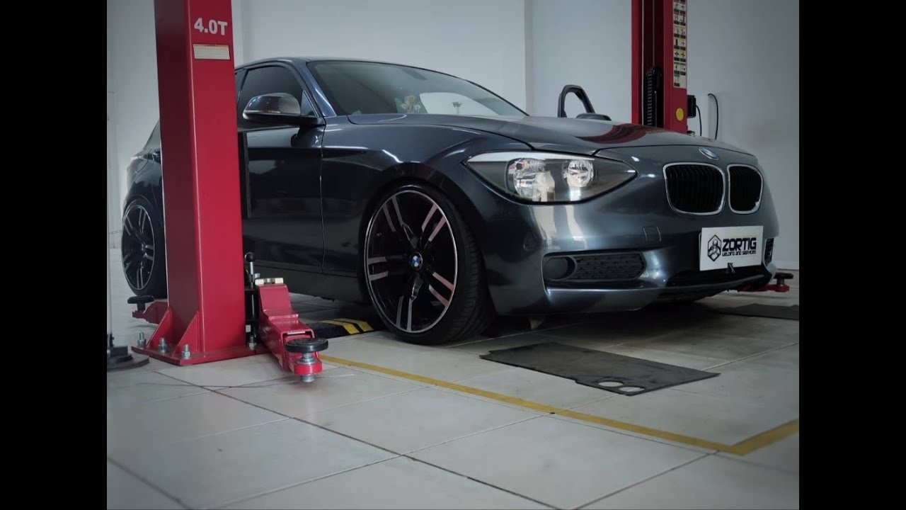 INSTALAMOS DIFUSOR DE ESCAPE NA BMW 116I