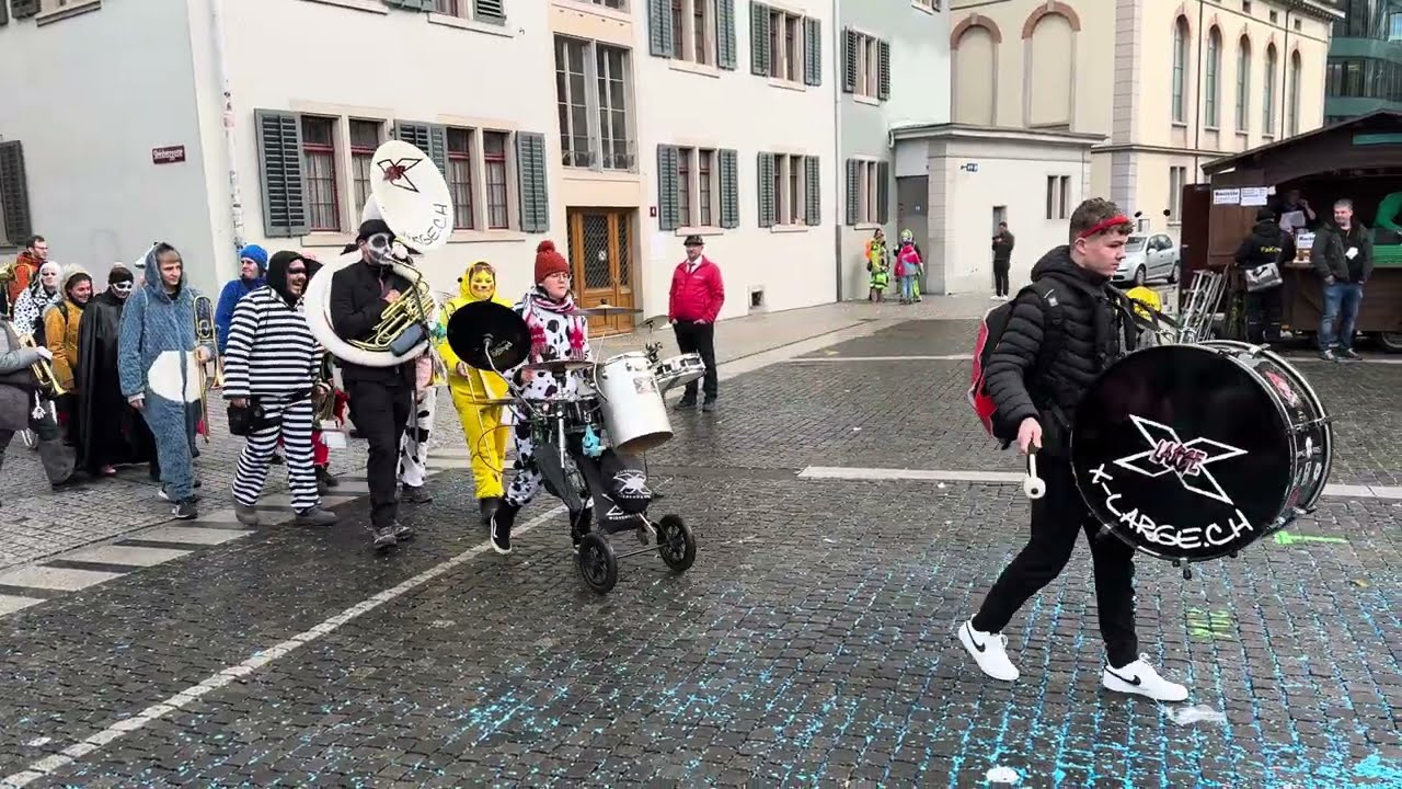 X-Large Wiesendangen - Fasnachtsauftakt 2024 - Einmarsch
