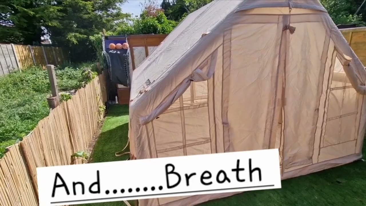 Idiots guide to  Unboxing the VEVOR Inflatable Easy Camping Tent. 4-6 person