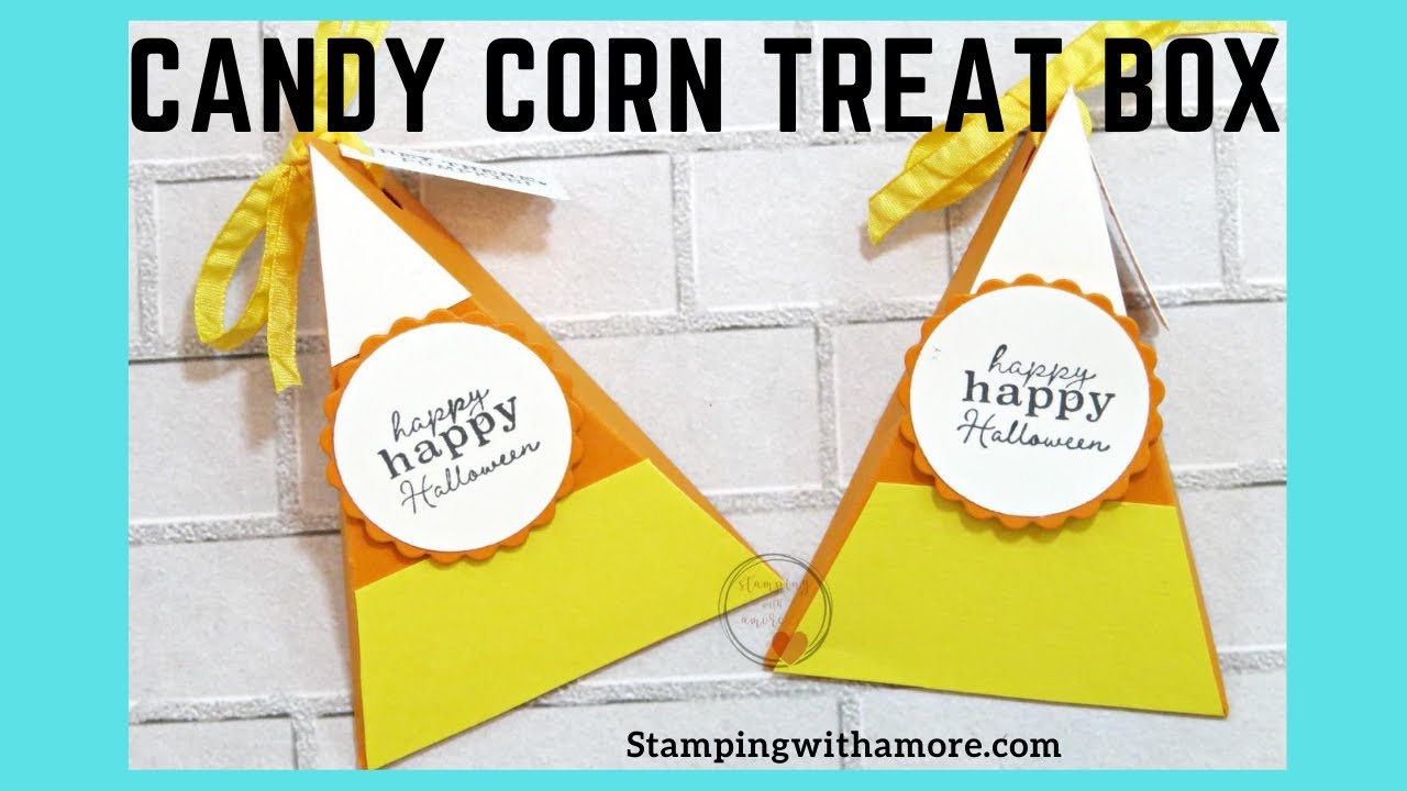 CANDY CORN TREAT BOX TUTORIAL