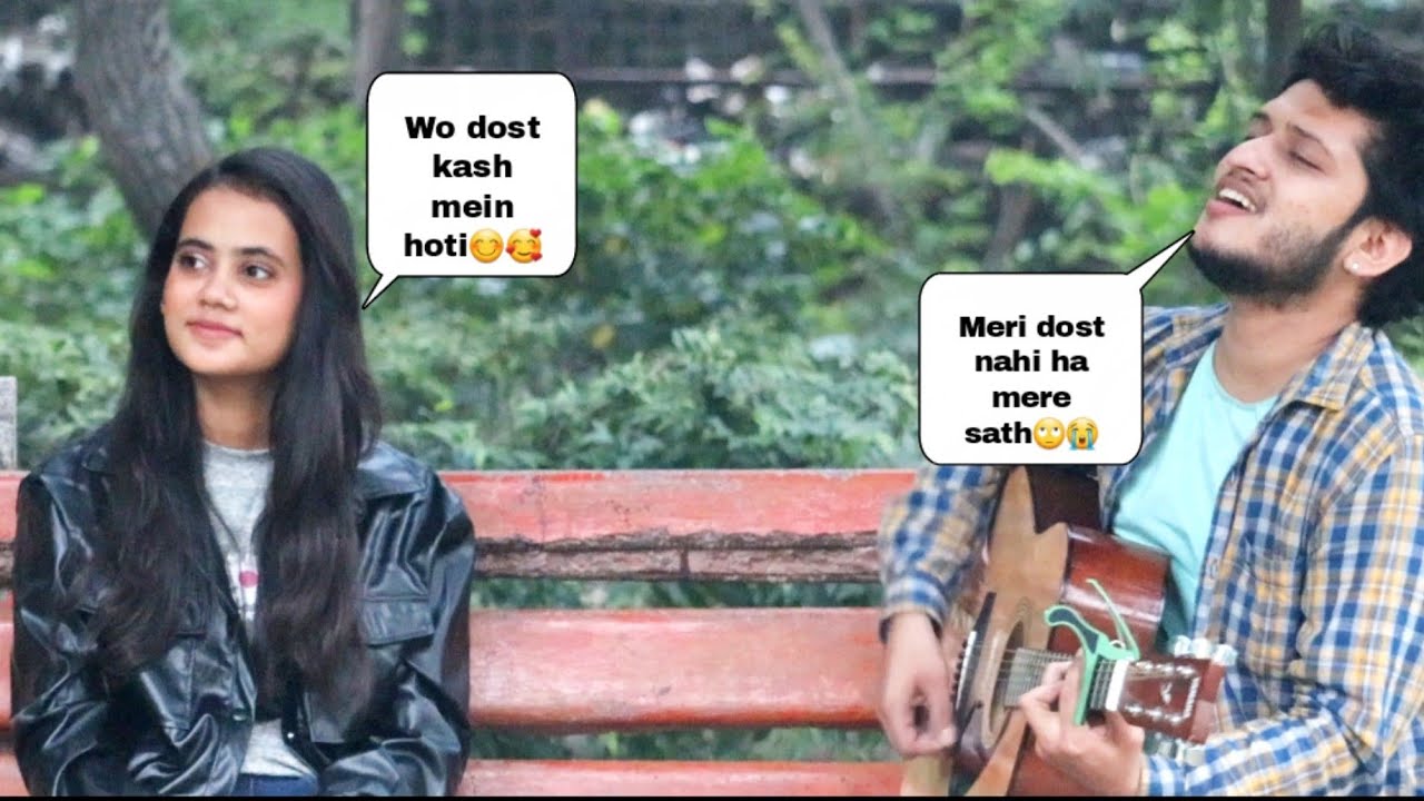 Birthday Concept 🎂Old Mashup || Randomly Singing in Public || With Cute Girl || Amazing Rxn By Mk