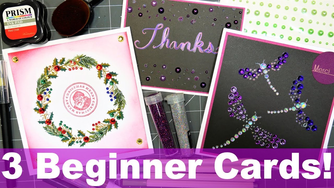 3 Easy Cards Beginners Can Make!