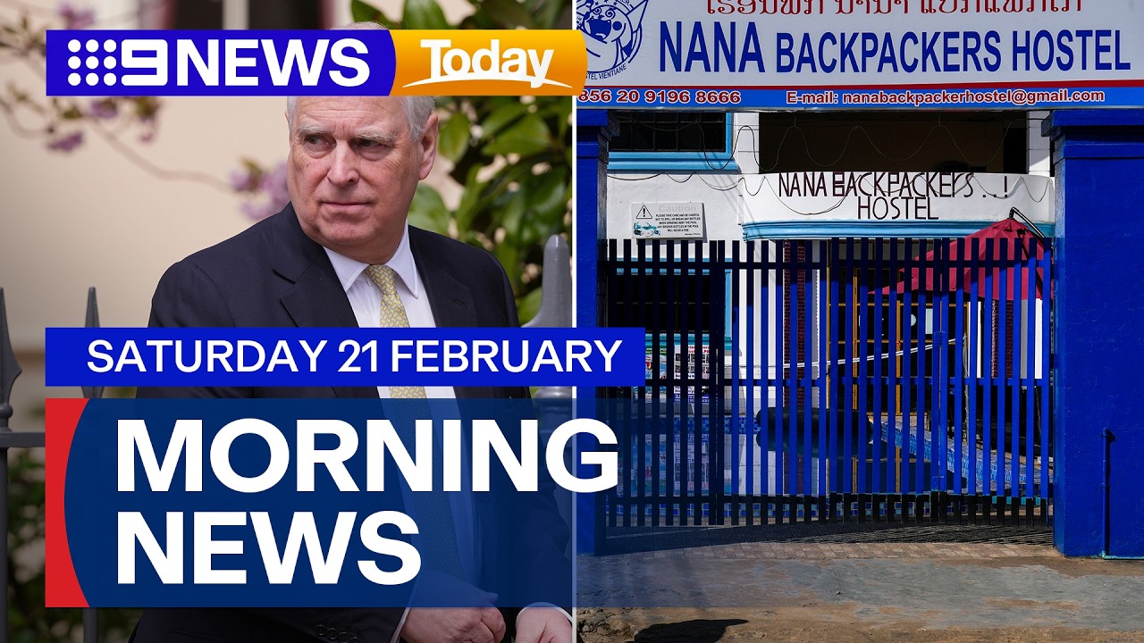 Police search home of former prince; Infamous Laos hostel to reopen | 9 News Australia