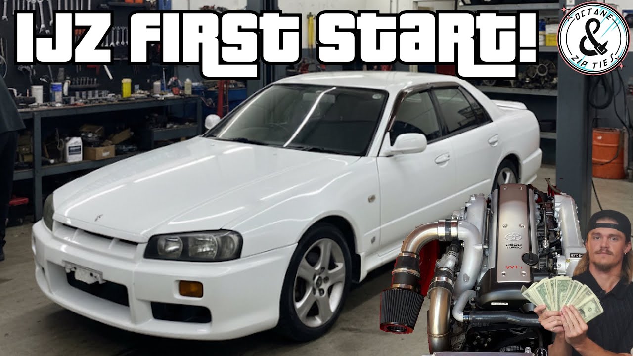 1JZ R34 Первый запуск!