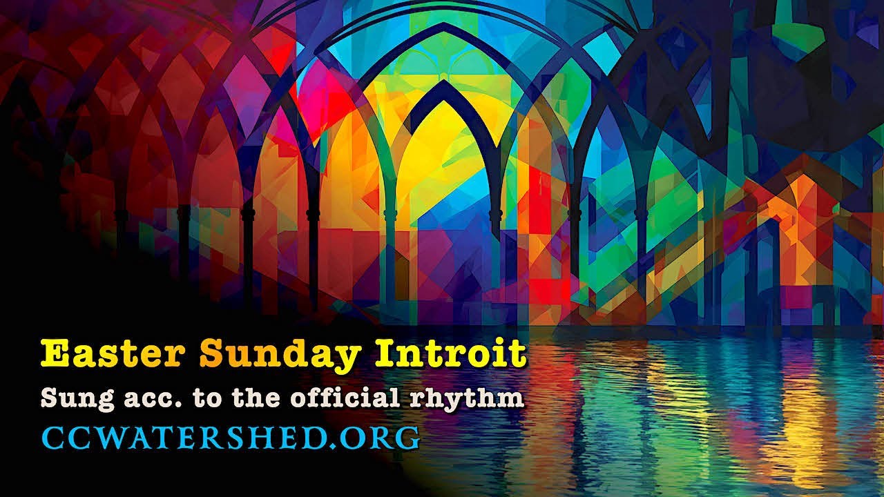 Jeff Ostrowski attempts to sing the Easter Sunday Introit