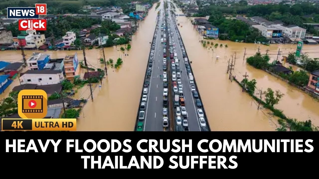 Thailand Flood Disaster: Death Toll Rises to 33 | Hat Yai Hospital Evacuated | 45,000 Flee Chaos |4K