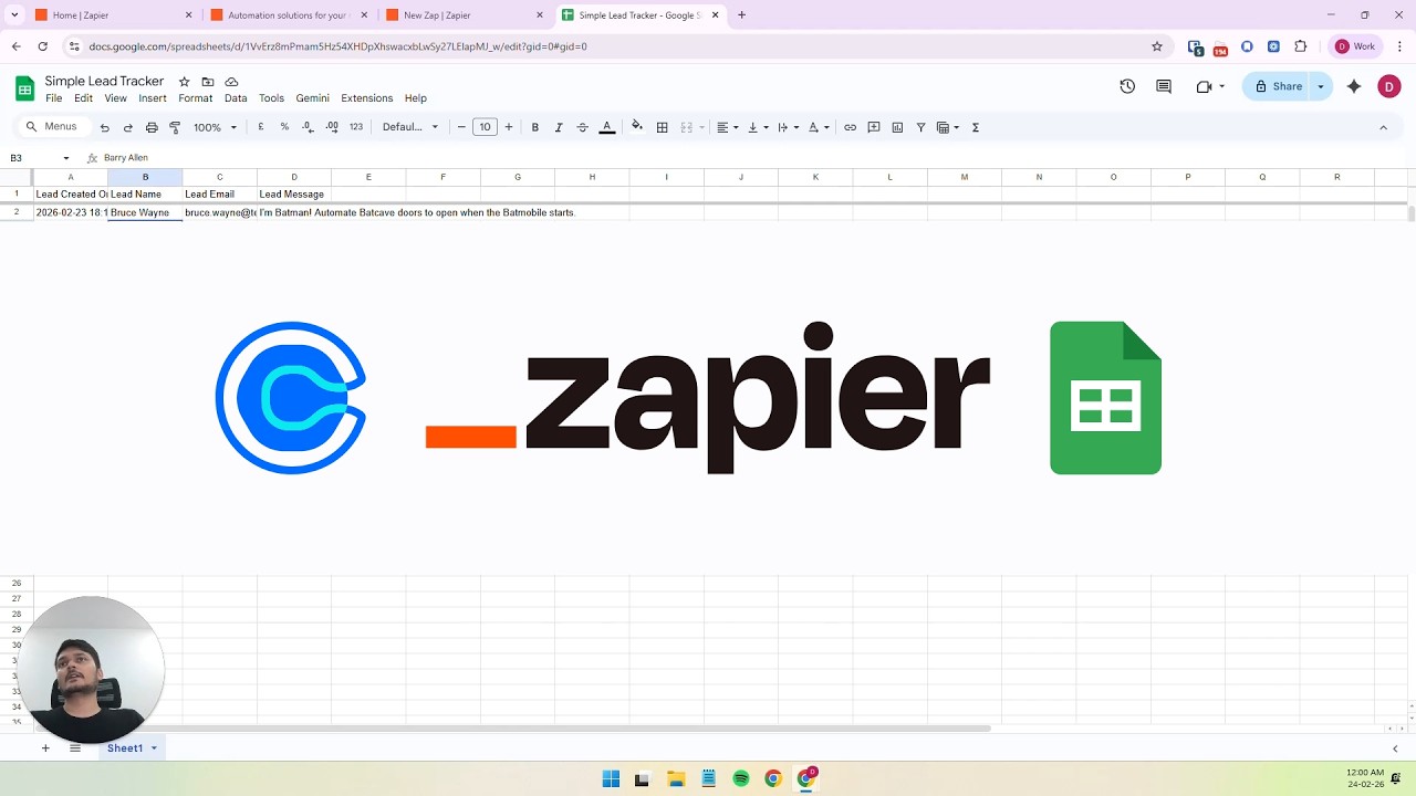 Automate Lead Capture in 10 Minutes (Calendly + Google Sheets)