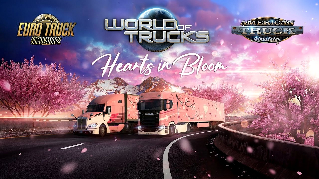 🔴 Hearts in Bloom Event American Truck Simulator Convoy #30